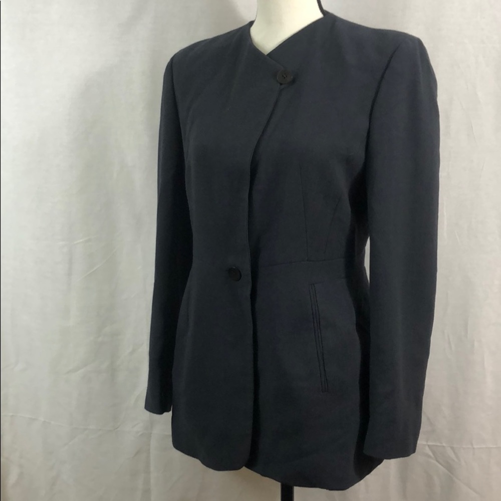 Vintage Giorgio Armani Navy Blue Blazer